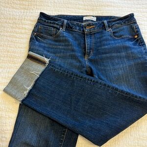 LOFT Cropped jeans curvy size 10